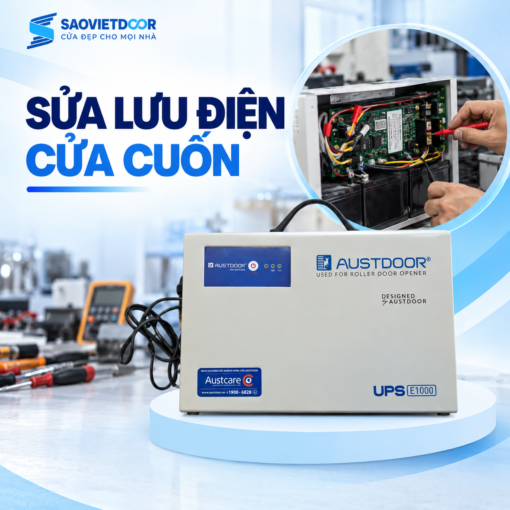 Sửa Lưu Điện Cửa Cuốn - Khắc Phục Lỗi Nhanh Chóng, Chuyên Nghiệp